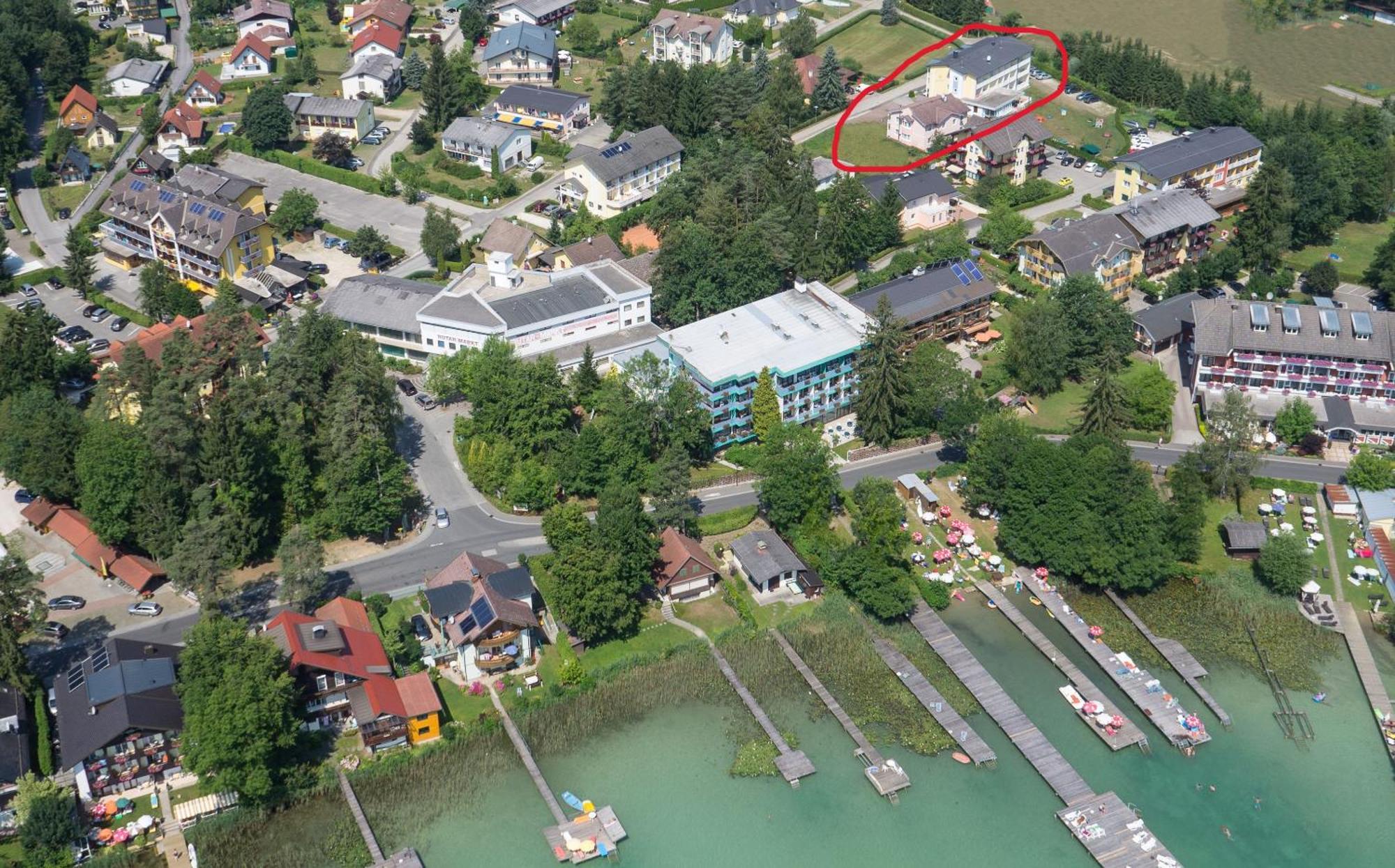 Pension Helios Sankt Kanzian am Klopeiner See Bagian luar foto