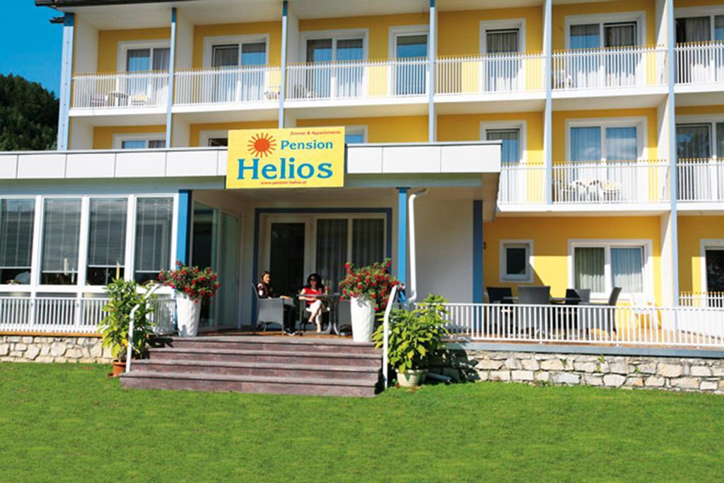 Pension Helios Sankt Kanzian am Klopeiner See Bagian luar foto