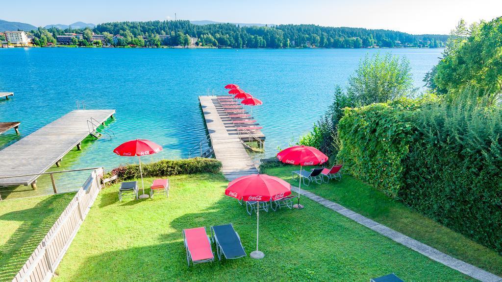 Pension Helios Sankt Kanzian am Klopeiner See Bagian luar foto