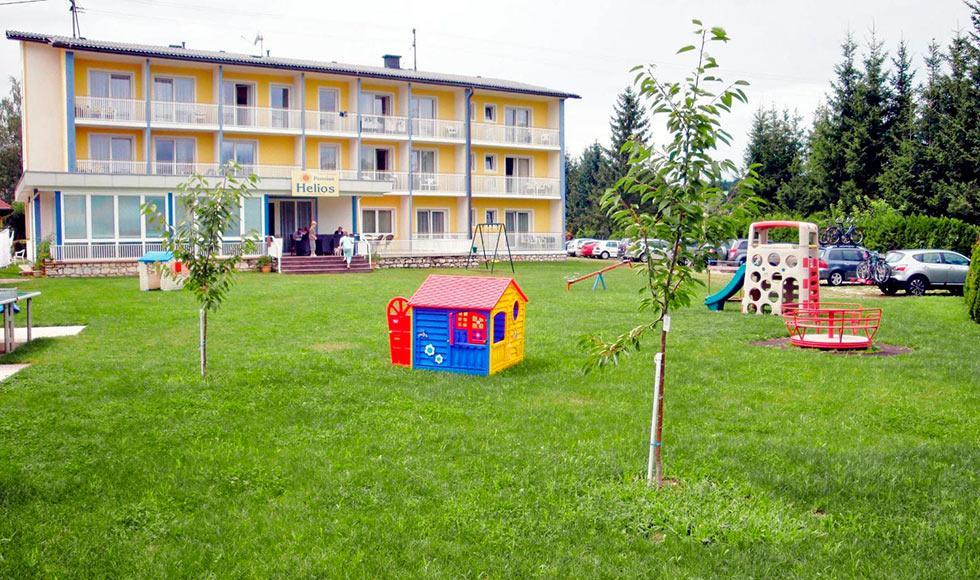 Pension Helios Sankt Kanzian am Klopeiner See Bagian luar foto